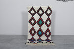 handmade moroccan runner rug  2.7 X 5.4 Feet