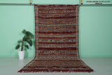 Berber Handwoven rug 5.7 X 11.1 Feet