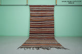 Long Moroccan Blanket Rug 5.5 FT x 11.7 FT – Handwoven Elegance