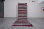 Vintage moroccan handwoven kilim runner rug 3.9 FT X 12 FT