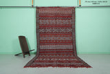 Handwoven berber rug 5.6 ft x 10.3 ft