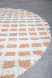 Moroccan round rug - round rug grid