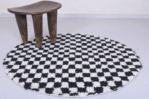 Moroccan round rug - moroccan rug round