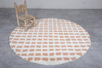 Moroccan round rug - round rug grid