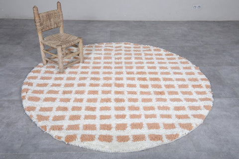 Moroccan round rug - round rug grid