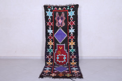 Colorful Moroccan Rug Runner 3.1 X 5.8 Feet