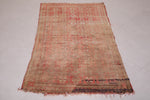 Vintage Handmade Berber Hallway Rug 3.2 X 5.8 Feet