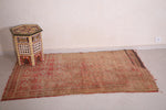 Vintage Handmade Berber Hallway Rug 3.2 X 5.8 Feet