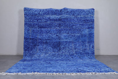 Luxury shag Moroccan rug - Blue rug - Custom Rug