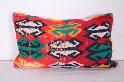 Moroccan handmade kilim pillow 12.2 INCHES X 19.6 INCHES