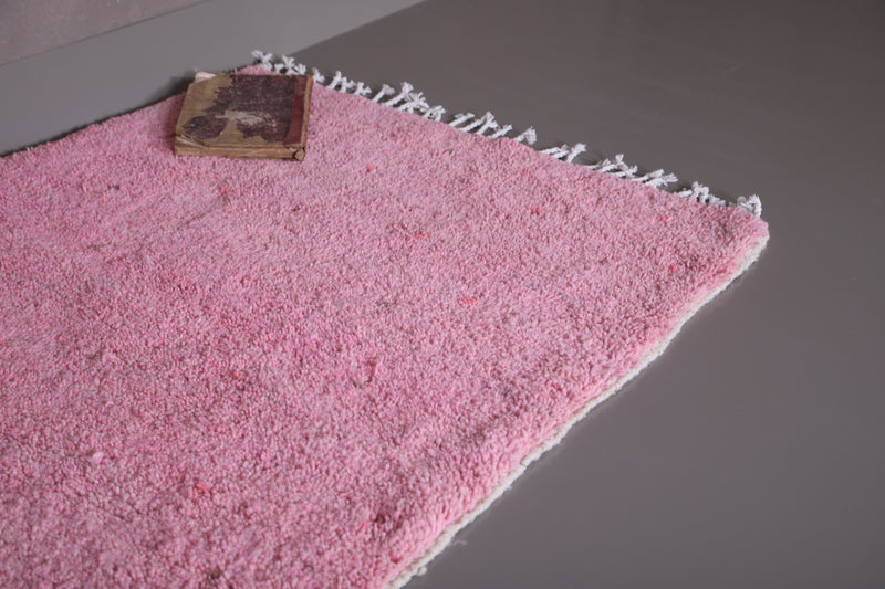 Azilal Moroccan Pink Rug - Wool Berber carpet - Custom Rug