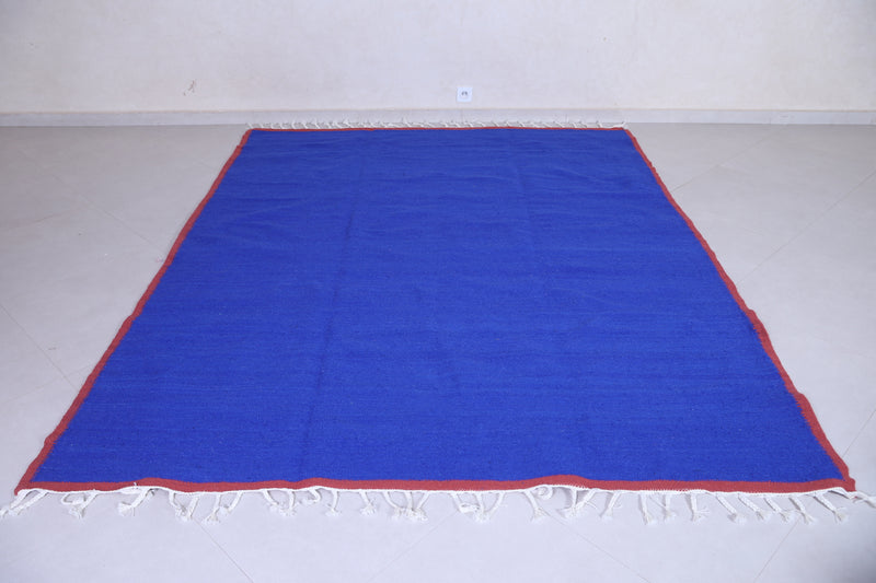 Blue kilim - Handwoven kilim - Blue rug