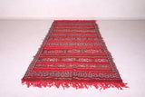 Moroccan kilim rug 4.6 FT X 10.1 FT