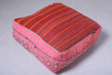 Handmade moroccan berber ottoman pink pouf