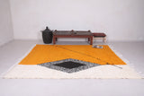 Custom handmade orange rug - Moroccan berber carpet