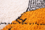 Custom handmade orange rug - Moroccan berber carpet