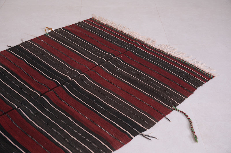 Moroccan flatwoven kilim rug  3.3 FT X 4.9 FT