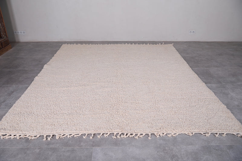 Moroccan Looped rug - Ivory rug - Plain rug