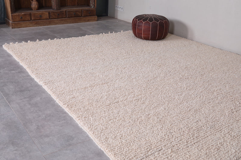 Moroccan Looped rug - Ivory rug - Plain rug