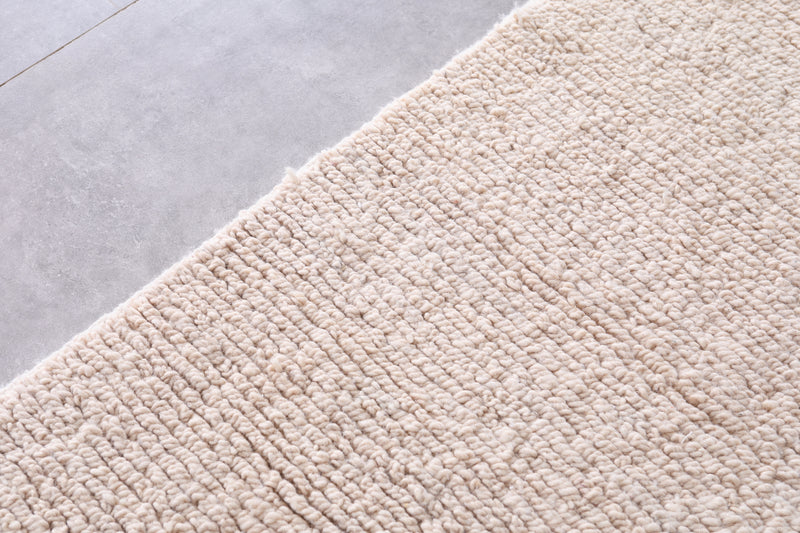 Moroccan Looped rug - Ivory rug - Plain rug