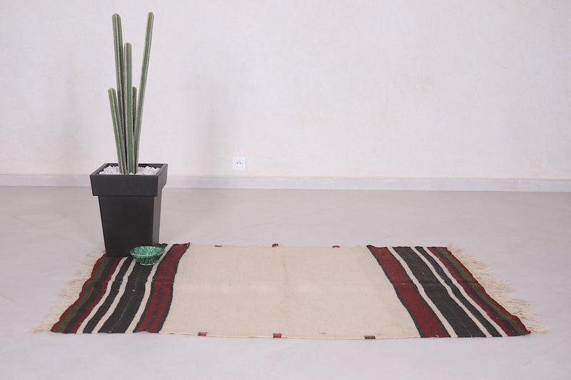 Moroccan Striped rug 3.5 X 5.2 Feet