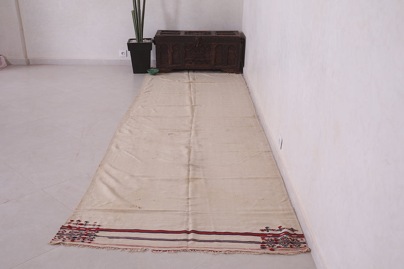 Moroccan rug blanket 3.8 X 12.8 Feet