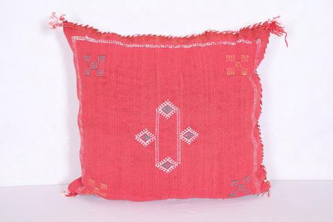 Moroccan handmade kilim pillow 16.9 INCHES X 18.5 INCHES