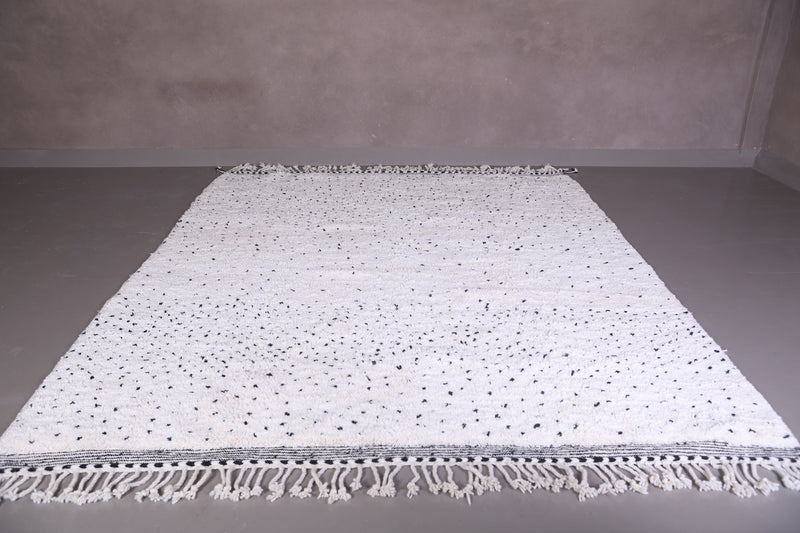 Simple Beni Rug Dotted - All Wool Moroccan Carpet - Custom Rug - custom moroccan rugs