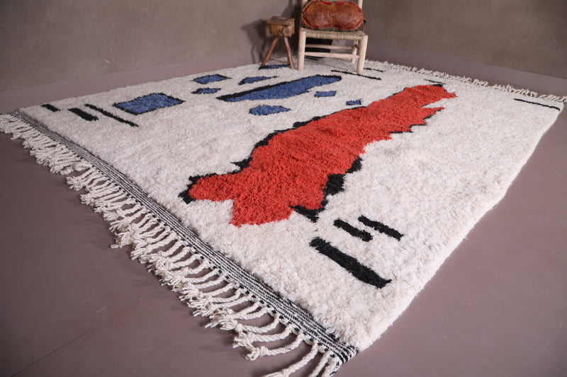 Azilal Berber Rug - All Wool Moroccan Carpet - Custom Rug