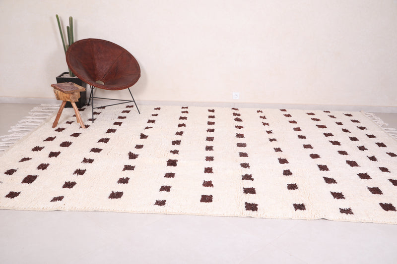 Handmade berber Rug - Moroccan all wool beni ourain rug - Custom Rug