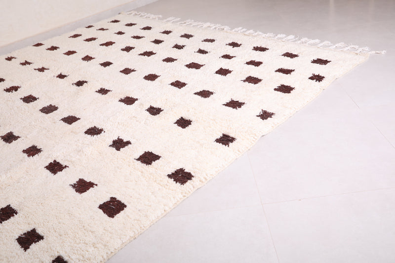 Handmade berber Rug - Moroccan all wool beni ourain rug - Custom Rug