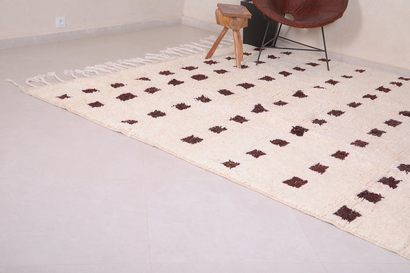 Handmade berber Rug - Moroccan all wool beni ourain rug - Custom Rug