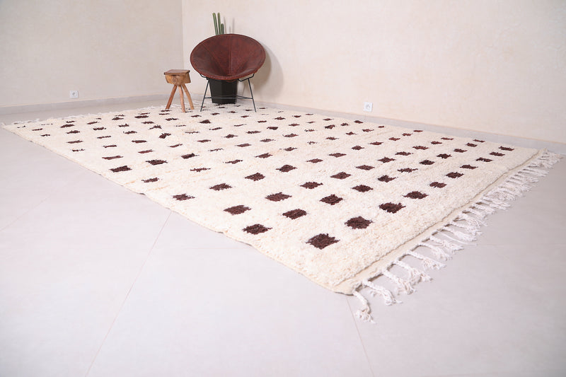 Handmade berber Rug - Moroccan all wool beni ourain rug - Custom Rug