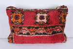 Two moroccan handwoven rug pillows