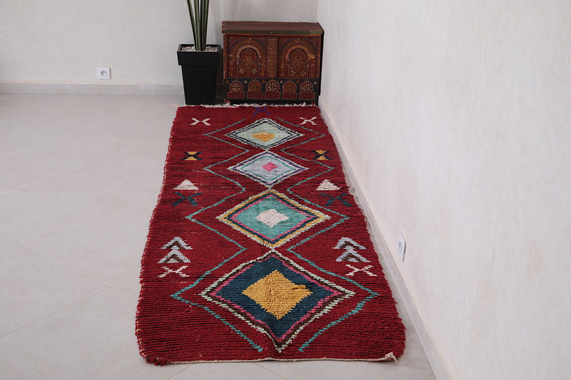 Runner moroccan rug 3.2 X 10.1 Feet