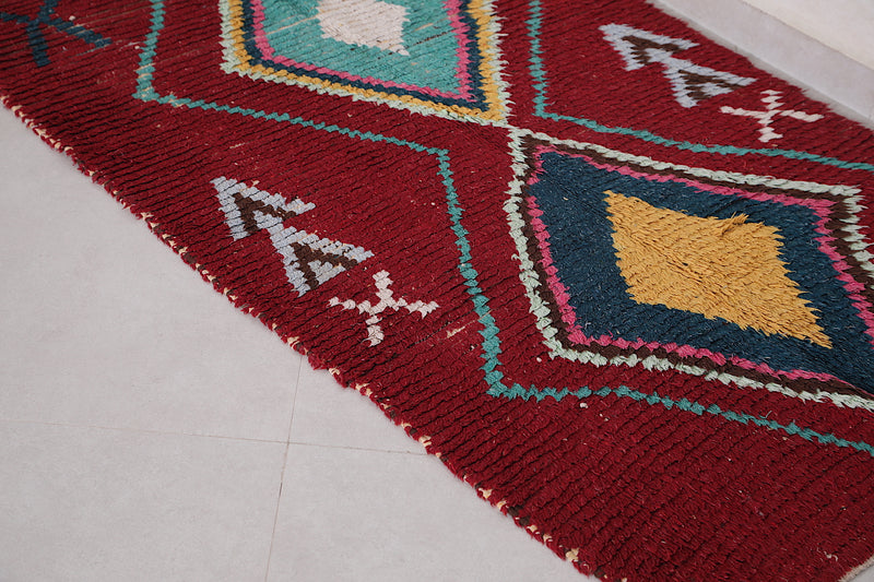 Runner moroccan rug 3.2 X 10.1 Feet