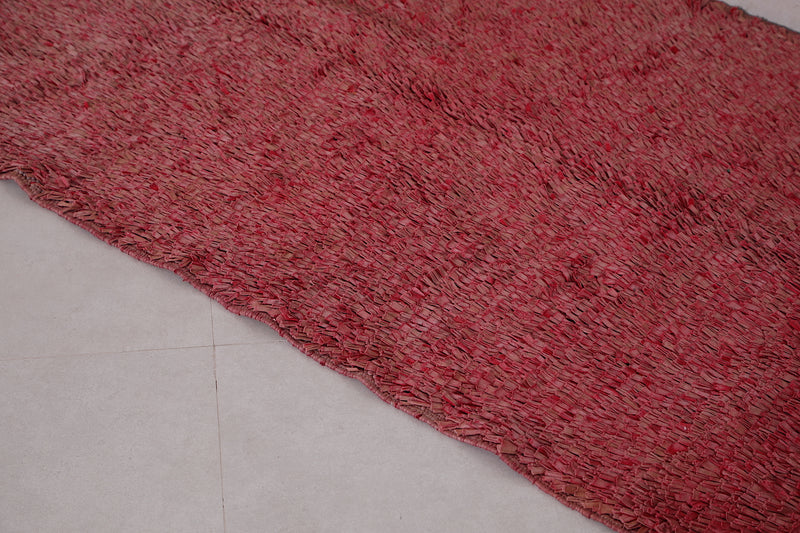 Red Moroccan rug 3.3 FT x 5.7 FT