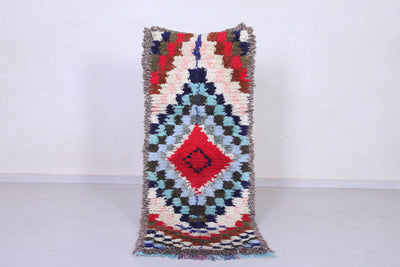 Colorful Moroccan Hallway Rug Shag 2.4 X 6.2 Feet