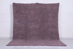 Custom Moroccan solid rug - Moroccan rug Dark purple