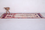 Vintage handmade runner rug 3.1 FT X 7.7 FT