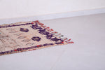 Vintage handmade runner rug 3.1 FT X 7.7 FT