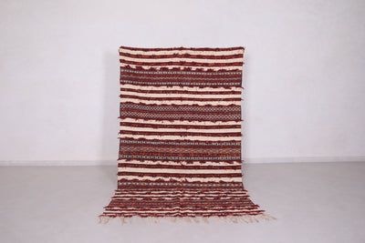 Moroccan kilim rug 4.9 FT X 8.3 FT