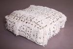 Two Moroccan handmade berber rug Poufs