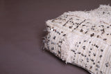 Two Moroccan handmade berber rug Poufs