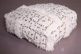 Two Moroccan handmade berber rug Poufs