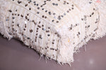 Two Moroccan handmade berber rug Poufs