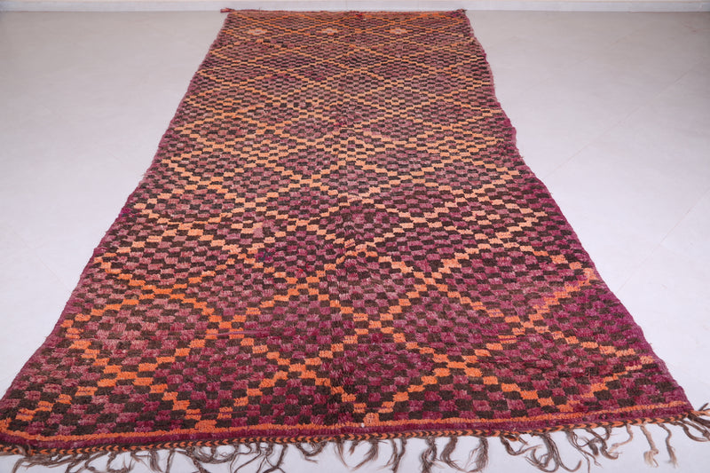 Checkered Moroccan Rug 6.3 X 13.1 Feet