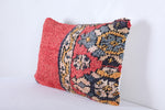 Two moroccan handwoven rug pillows