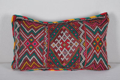 Vintage Moroccan pillow 14.9 INCHES X 24.4 INCHES