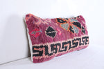 Two moroccan handwoven rug pillows